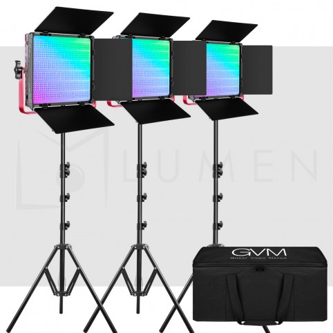 Kit GVM 1200D Luces LED RGB Bicolor Profesionales