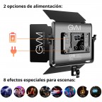 Set 2x GVM 50SM Doble Faz Bicolor y RGB