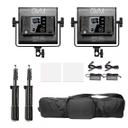 Kit GVM 800D-RGB Luces LED Profesionales