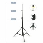 Kit Softbox 5500K 900W Iluminacion continua Tripode Bombillo