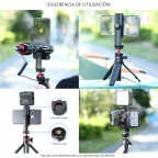 Soporte adaptador de Celular para  Trípode o Monopie de Cámara Fotografía Video