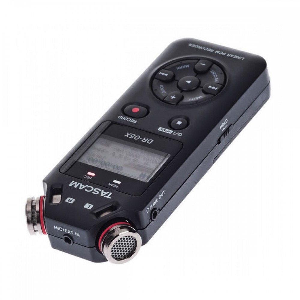 TASCAM-Grabadora de voz profesional DR05x DR-05X, grabadora de voz Digital  portátil, MP3, pluma de grabación, interfaz de Audio USB, nueva versión