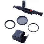 Set Lápiz Limpiador y Filtros Uv, Polarizador 52mm-58mm
