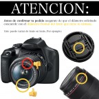 Kit de Filtros + Parasol + Tapa Protectora para camaras Canon o Nikon // Varios Tamaños
