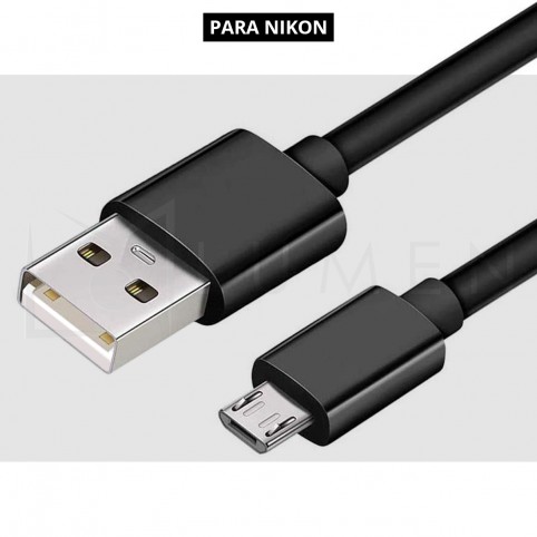 Cable Micro USB para Nikon Transferencia de Datos