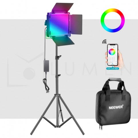 LED Neewer 660 RGB Multicolor con Tripode