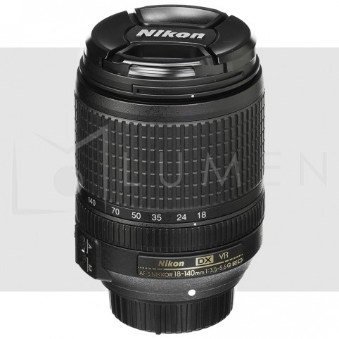 Lente Nikkor 18-140mm f/3.5-5.6G ED VR para Cámara Nikon