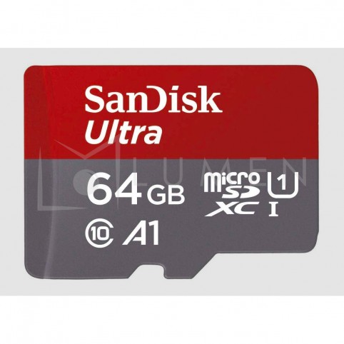 Memoria SanDisk 64GB Ultra MicroSDXC UHS-I 100MB/s Clase 10