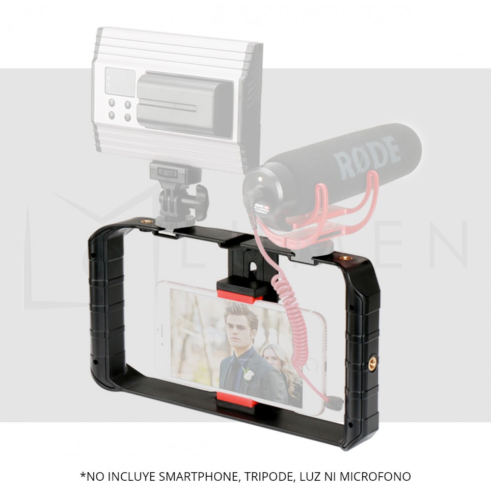Estabilizador Neewer para Fotografía Video para celular Smartphone iPhone Samsung  Huawei Negro