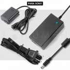 Adaptador de Corriente Para Sony Alpha A6400 A6500 A6300 A7 A7II (Dummy Battery)