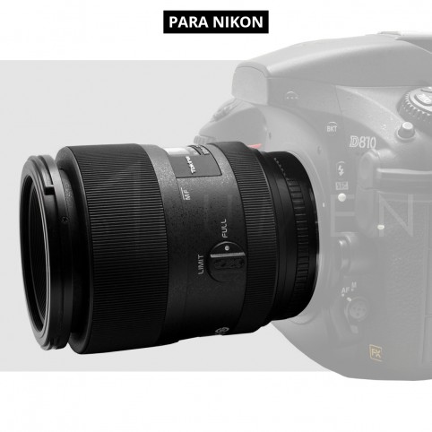 Lente 100mm f/2.8 ATX-i para Nikon FF Tokina Macro