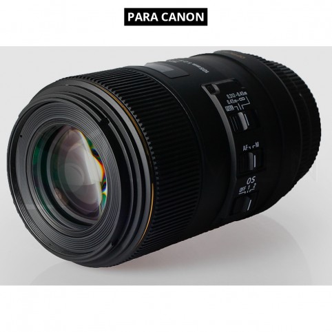 Sigma 105mm f2.8 EX DG OS HSM Macro lente para Canon