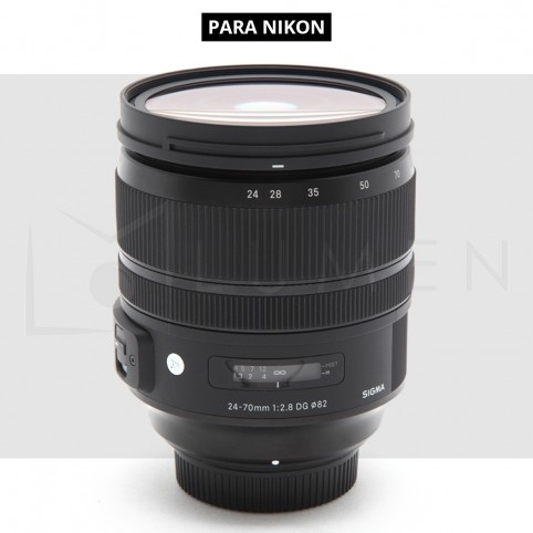 24-70mm F2.8 DG OS HSM Art | Sigma para Nikon