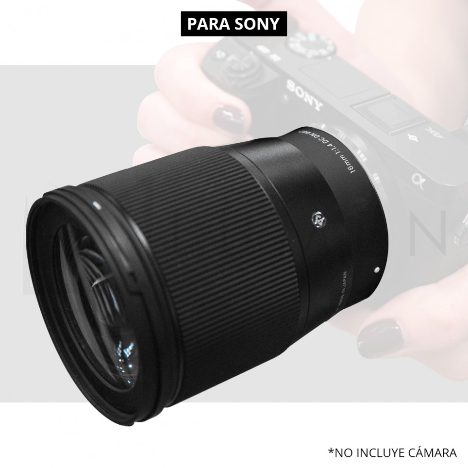 16mm F/1.4 DC DN Contemporary Sigma para Sony E
