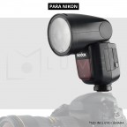 Flash Godox V1-N Circular para Nikon TTL